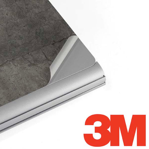 Dark Iron Grey Concrete Surface Book 2 13.5in Skin